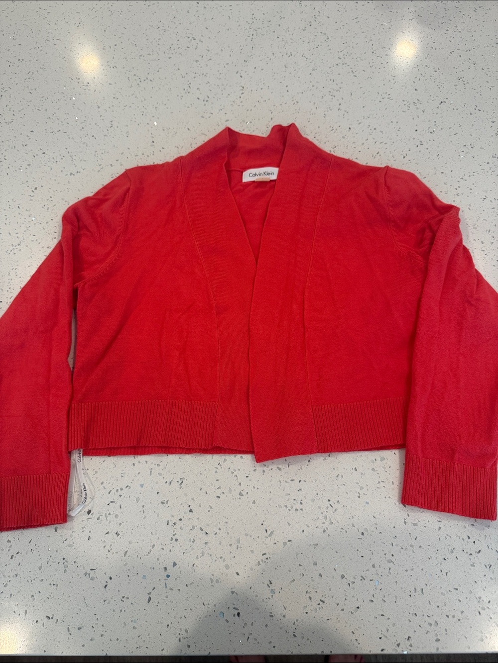 Calvin Klein cropped cardigan sweater